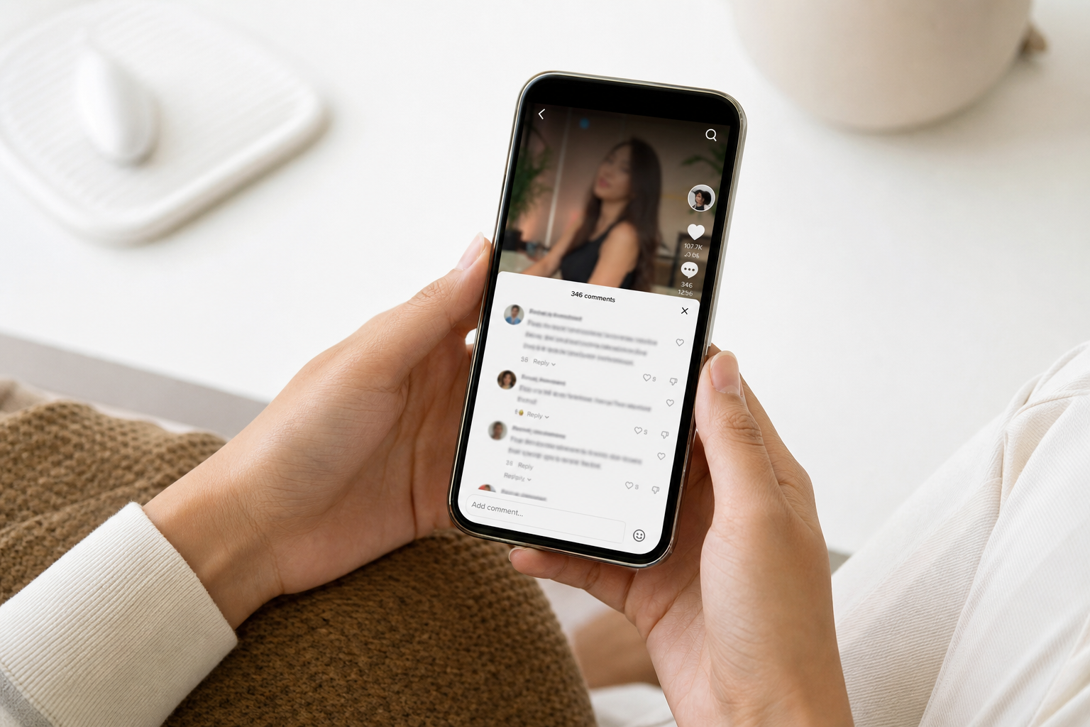 Buy TikTok comments with TokBoostly — more engagement, fast delivery, and no password required