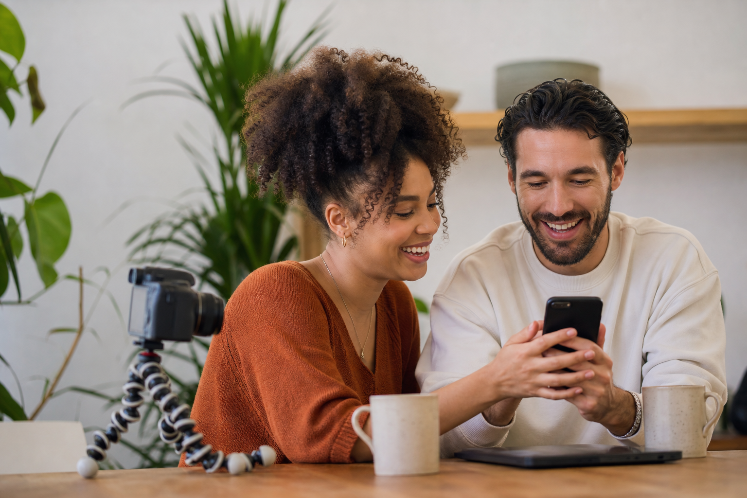 Creators engaging with TikTok comments and community conversation on mobile