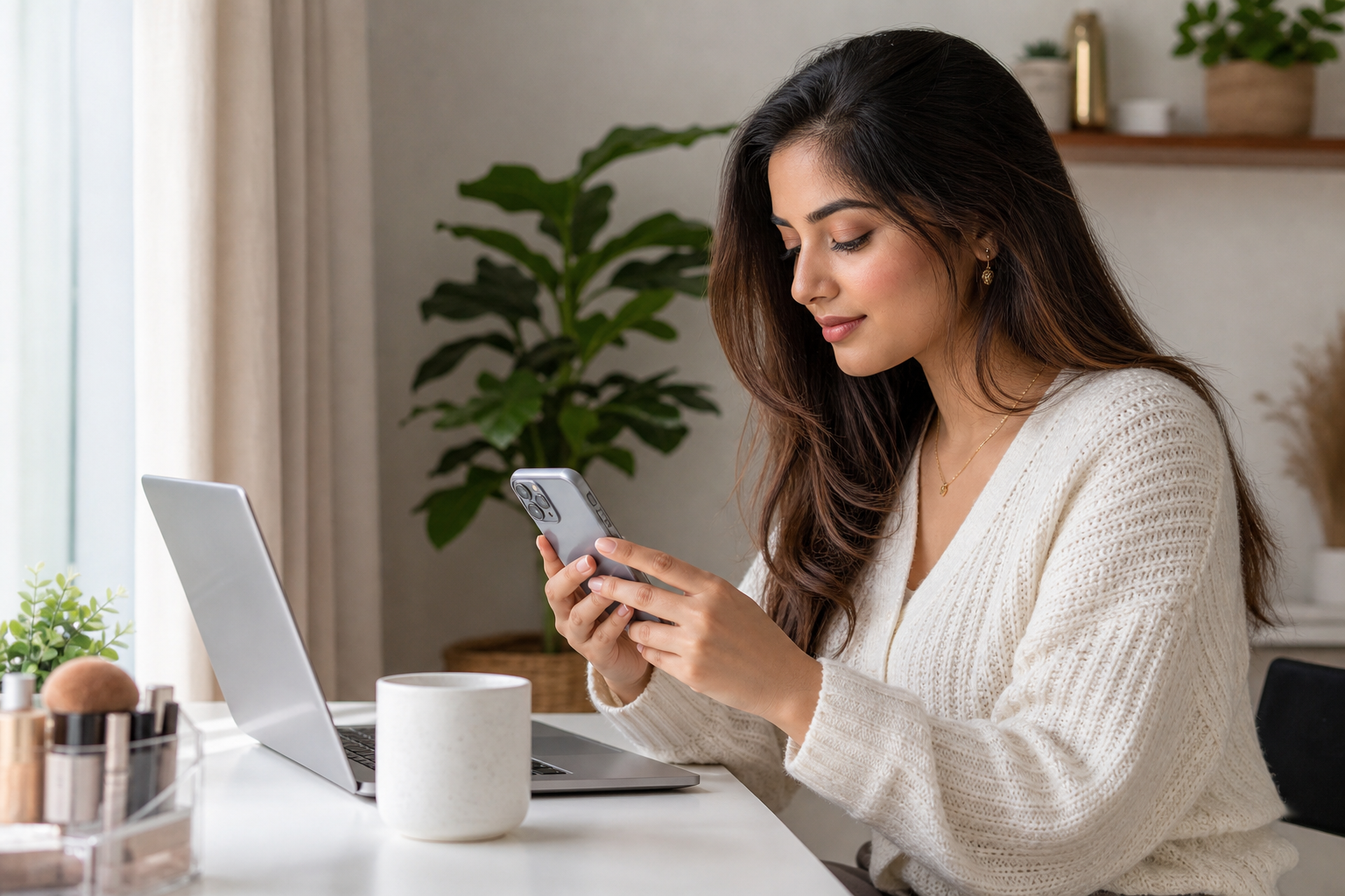Lifestyle creator editing an Instagram reel for stronger post engagement